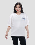 Nevada Comb Happy Break Kaos Oversize Wanita