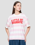 Nevada Comb Stripe A Little Dramatic Kaos Oversize Wanita