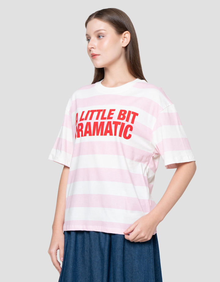 Nevada Comb Stripe A Little Dramatic Kaos Oversize Wanita