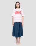 Nevada Comb Stripe A Little Dramatic Kaos Oversize Wanita