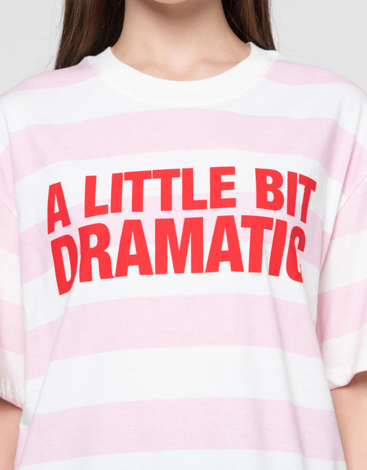 Nevada Comb Stripe A Little Dramatic Kaos Oversize Wanita
