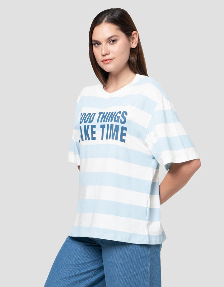 Nevada Comb Stripe A Little Dramatic Kaos Wanita