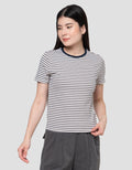 Nevada Stripe Small Stripe Kaos Wanita