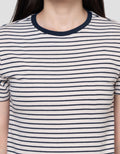 Nevada Stripe Small Stripe Kaos Wanita