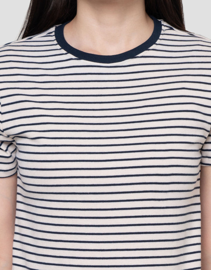 Nevada Stripe Small Stripe Kaos Wanita