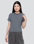 Nevada Stripe Small Stripe Kaos Wanita