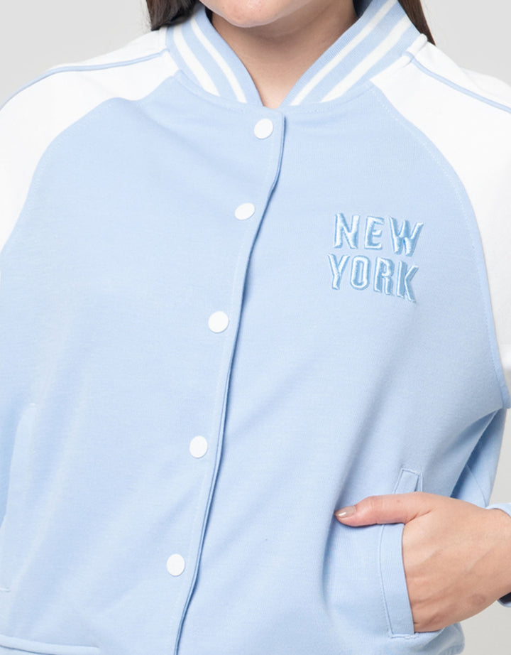 Nevada Reg Dk Raglan New York Jaket Wanita