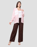 Nevada Solid Ov Flat Knit Jaket Wanita