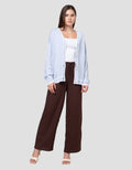 Nevada Solid Ov Flat Knit Jaket Wanita