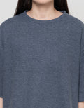 Nevada Boxy Ov Sueding Knit Sweater Wanita