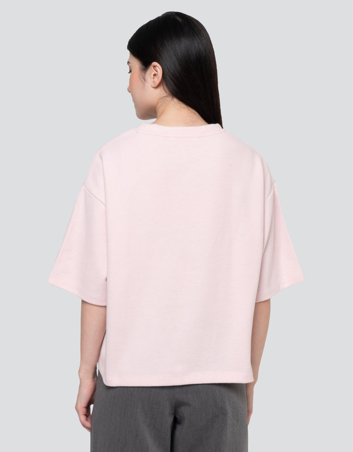 Nevada Boxy Ov Sueding Knit Sweater Wanita
