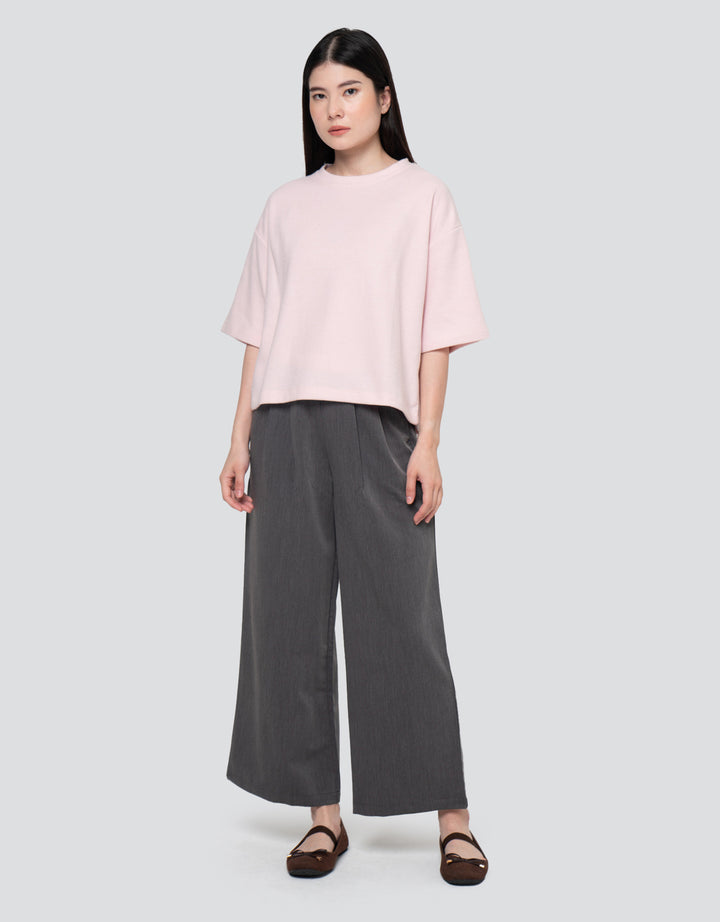 Nevada Boxy Ov Sueding Knit Sweater Wanita