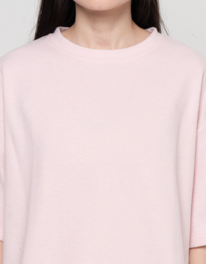 Nevada Boxy Ov Sueding Knit Sweater Wanita