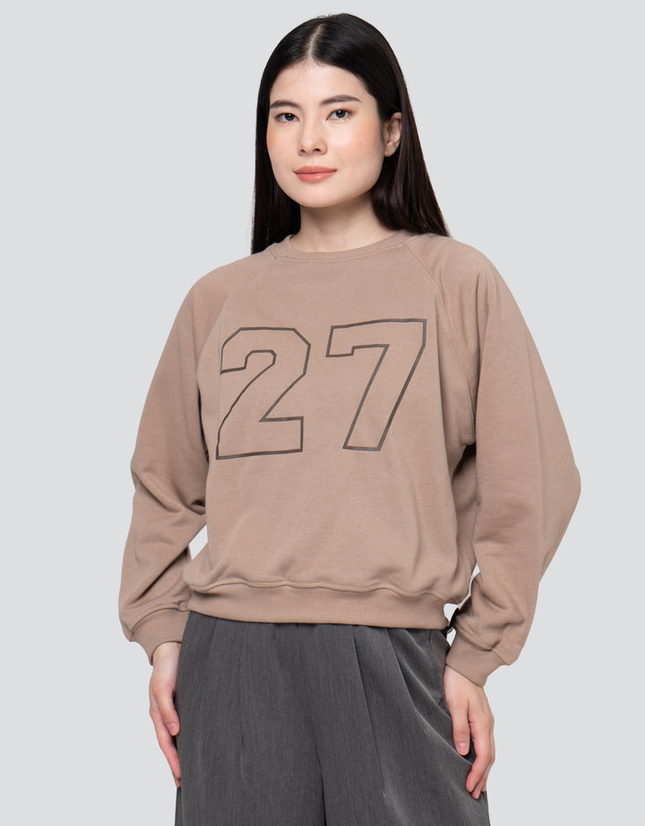 Nevada Sld Reg French Raglan Sweater Wanita