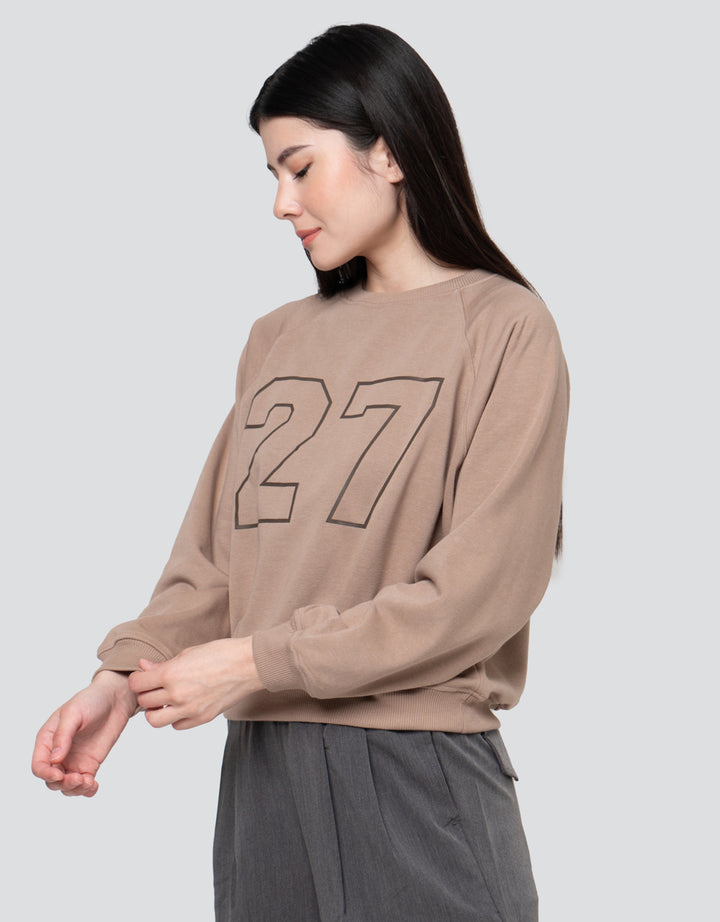 Nevada Sld Reg French Raglan Sweater Wanita