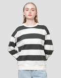Nevada Reg Baby Terry Stripe Sweater Wanita