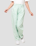 Nevada Barrel Fit Paperbag Waist Celana Anak Perempuan