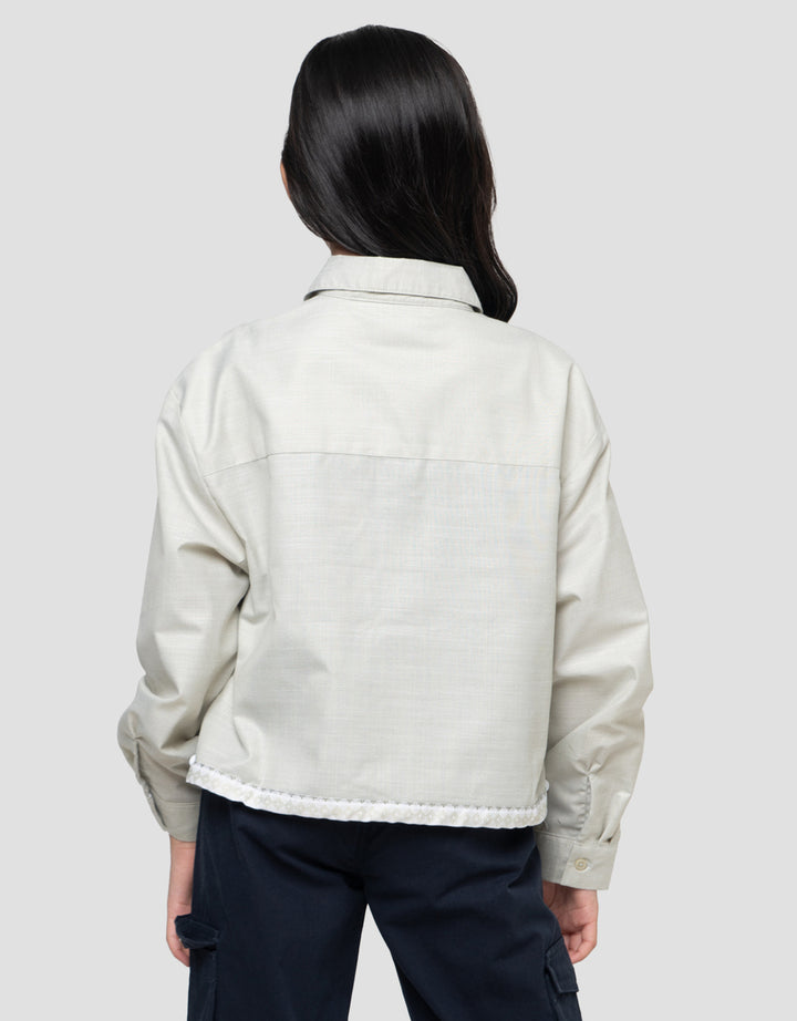 Nevada Stopper Motif Wajik Kemeja Anak Perempuan
