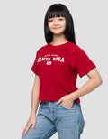 Nevada Raglan Spandex Santa Rosa Kaos Anak Perempuan
