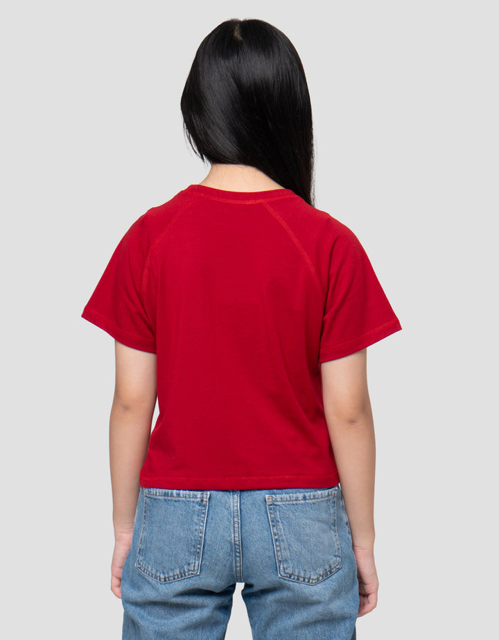 Nevada Raglan Spandex Santa Rosa Kaos Anak Perempuan