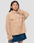 Nevada Corduray Kantong Basic Bobok Jaket Anak Perempuan