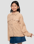 Nevada Corduray Kantong Basic Bobok Jaket Anak Perempuan