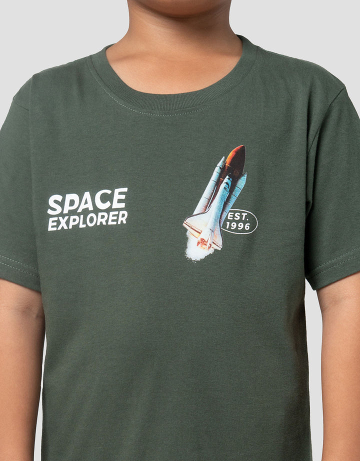 Little M Rocket Space Explorer Pakaian Setelan Anak Laki-laki