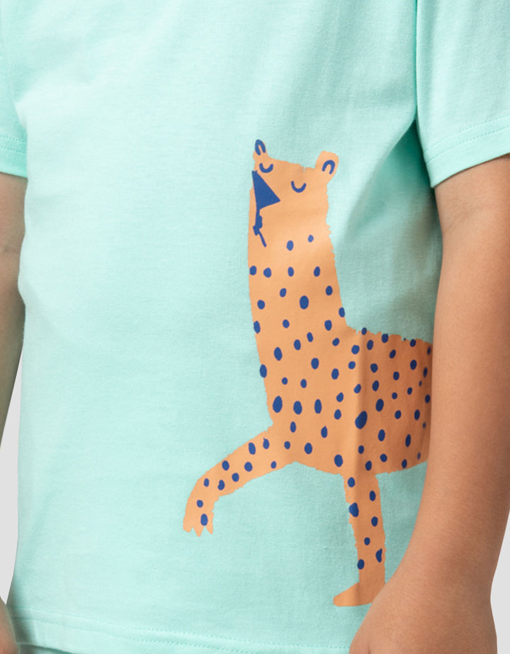 Little M Llama Polkadot Pakaian Setelan Anak Laki-laki