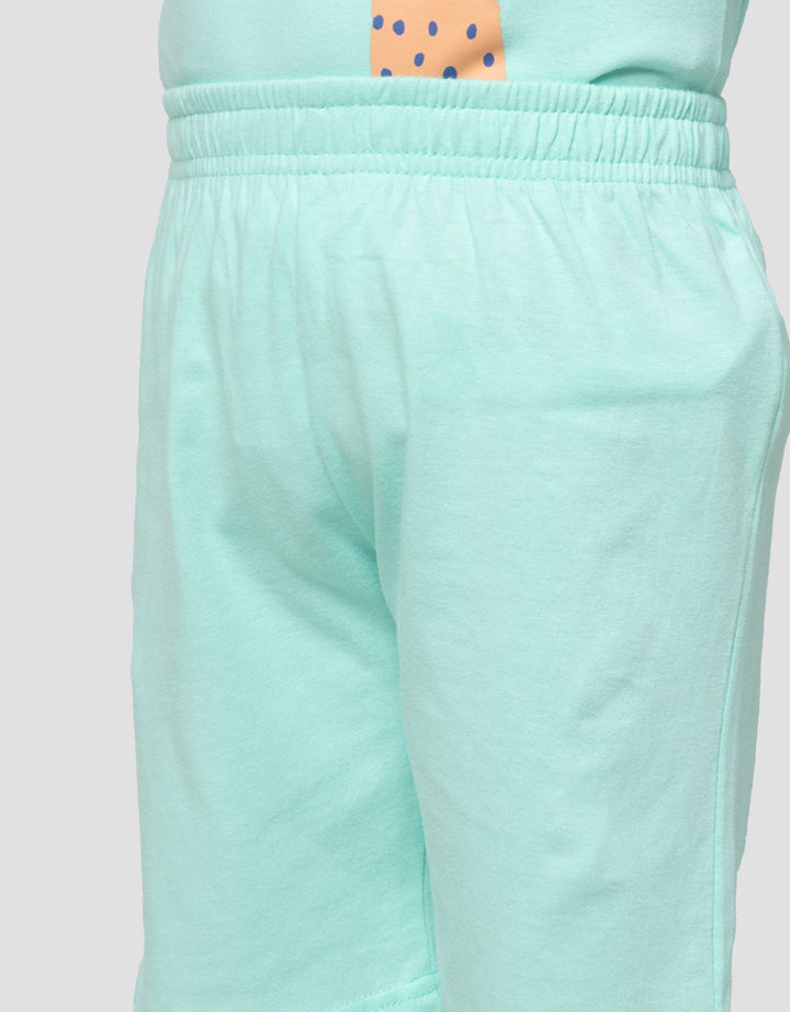 Little M Llama Polkadot Pakaian Setelan Anak Laki-laki