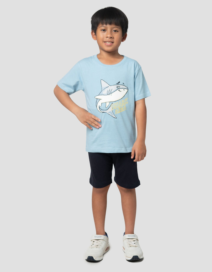Little M Shark Area Pakaian Setelan Anak Laki-laki