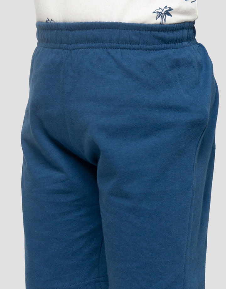 Little M Pohon Kelapa Pakaian Setelan Anak Laki-laki