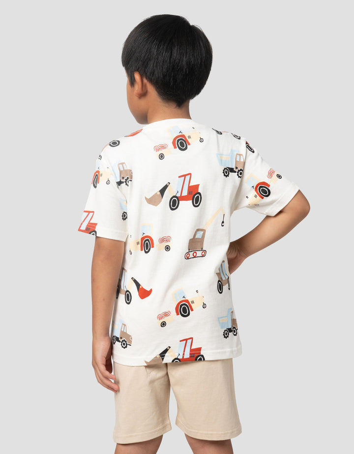 Little M Setractor Pakaian Setelan Anak Laki-laki