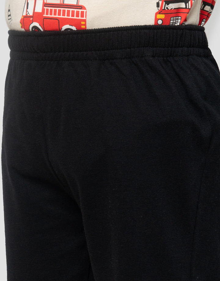 Little M Fire Fighter Road Pakaian Setelan Anak Laki-laki