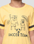Little M Soccer Team Tiger Pakaian Setelan Anak Laki-laki
