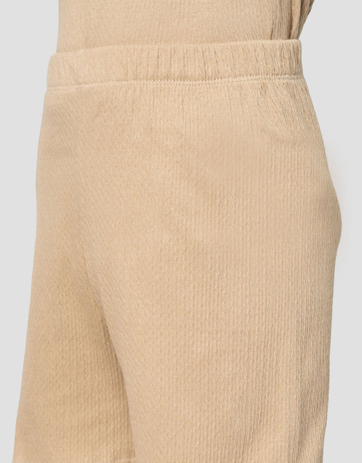 Little M Polo Krah V Crinkle Pakaian Setelan Anak Laki-laki