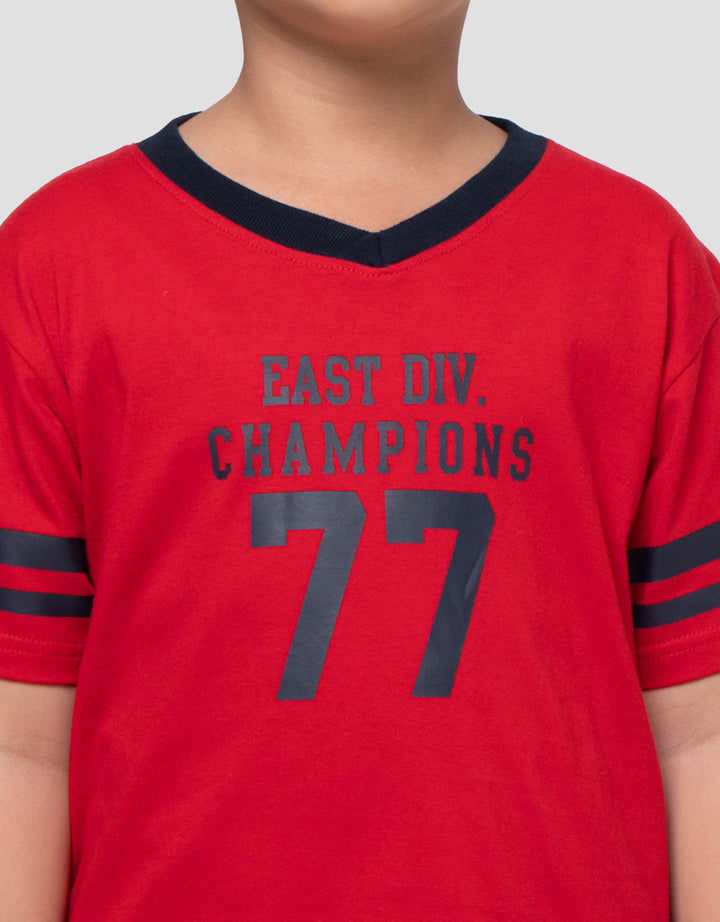 Little M East Div Champions Baju Setelan Anak Laki-laki