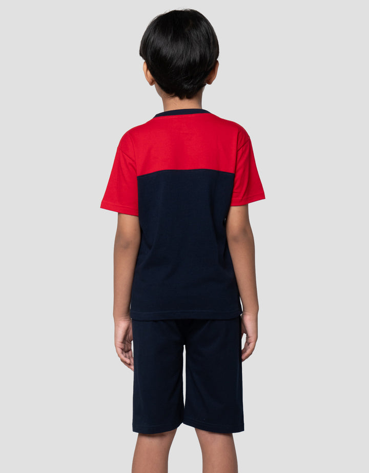 Little M Cutsewn Tiger Soccer Pakaian Setelan Anak Laki-laki