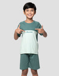 Little M Raglan Cutsewn Awesome Pakaian Setelan Anak Laki-laki