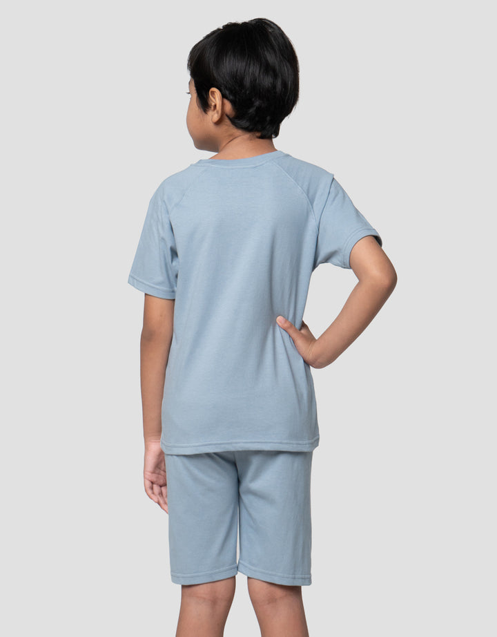 Little M Raglan Cutsewn Awesome Pakaian Setelan Anak Laki-laki