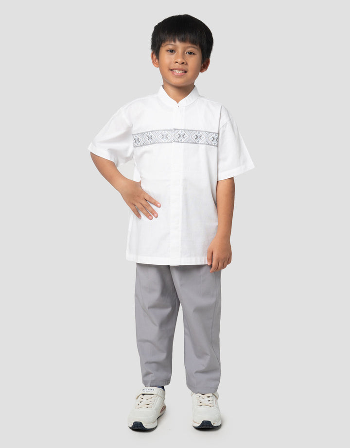 Little M Seasonal India Salur Setelan Baju Muslim Anak Laki-laki