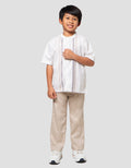 Little M Seasonal India Komb Salur Wajik Setelan Baju Muslim Anak Laki-laki