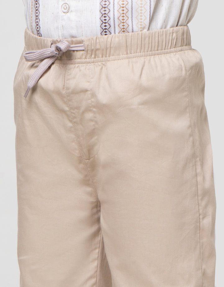 Little M Seasonal India Komb Salur Wajik Setelan Baju Muslim Anak Laki-laki