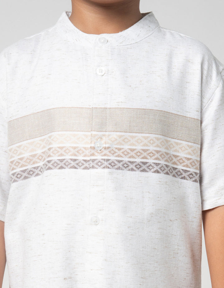 Little M Seasonal India Salur Wajik Dada Setelan Baju Muslim Anak Laki-laki