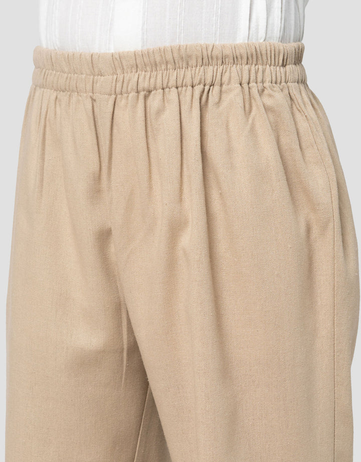 Little M Tekstur Lipit Setelan Baju Muslim Anak Laki-laki