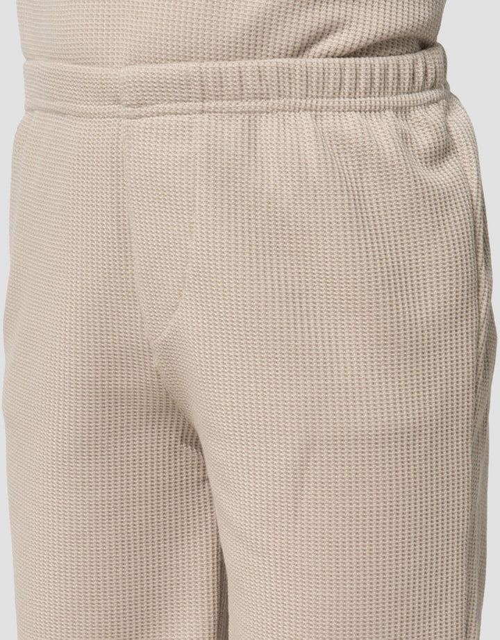 Little M Waffle Polo Pakaian Setelan Anak Laki-laki