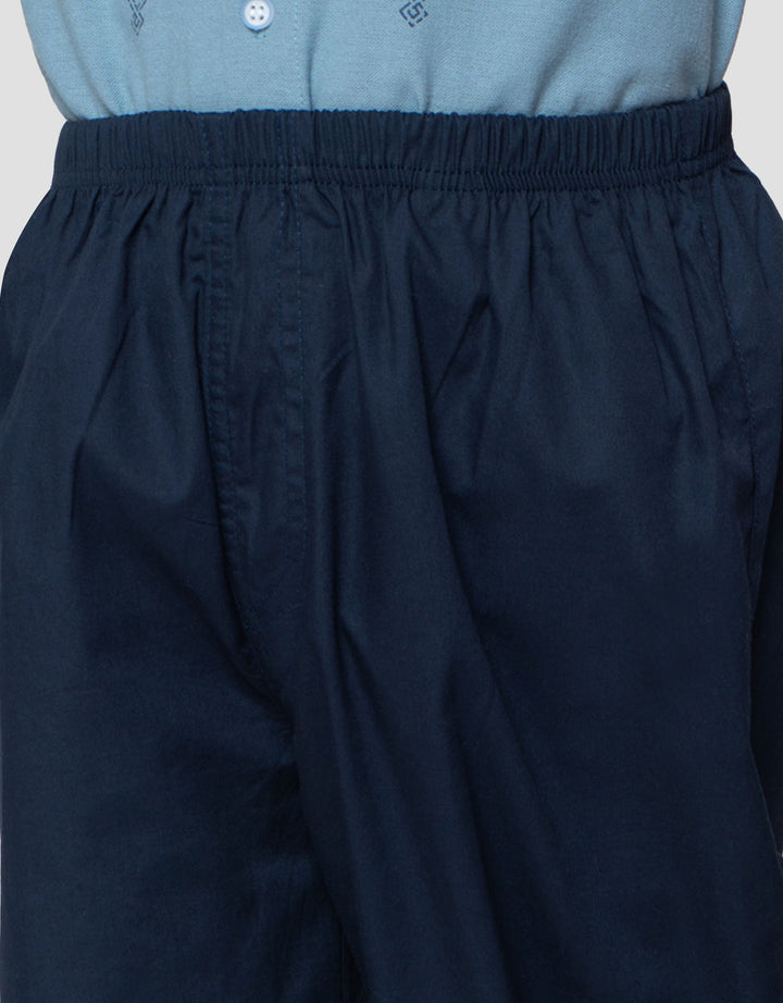 Little M Seasonal Print Pattern Wajik Setelan Baju Muslim Anak Laki-laki