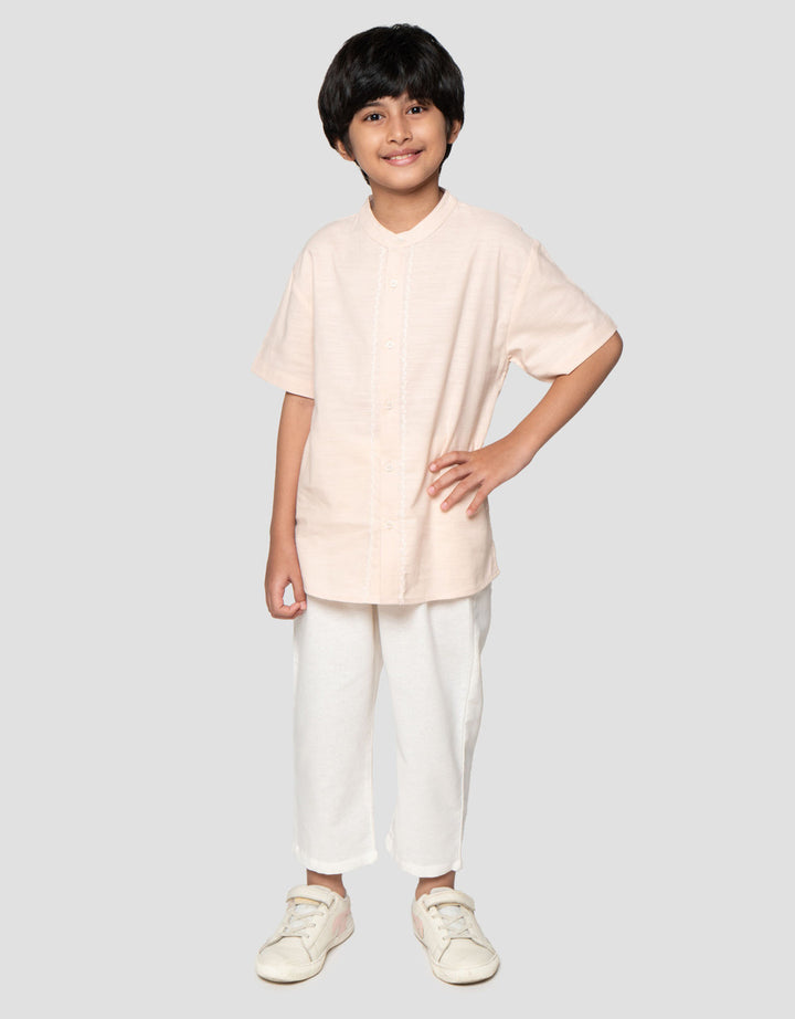 Little M Seasonal Bordir Setelan Baju Muslim Anak Laki-laki