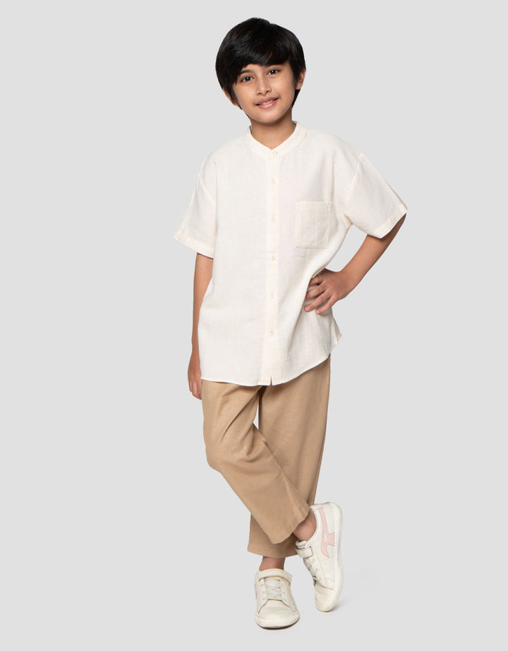 Little M Koko Bulu Kuda Setelan Baju Muslim Anak Laki-laki