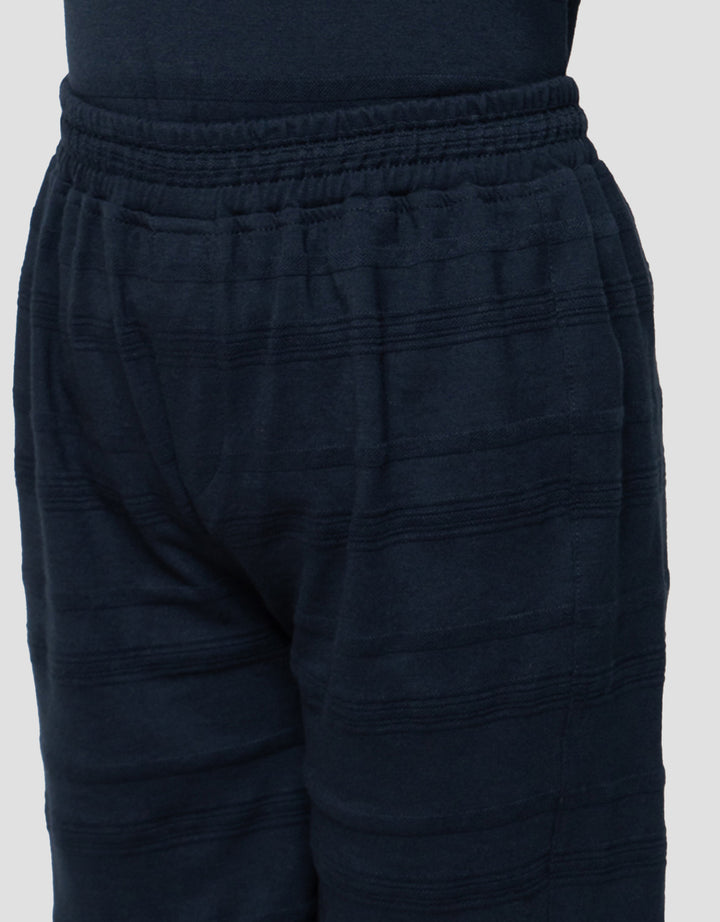 Little M Henley Tekstur Pakaian Setelan Anak Laki-laki