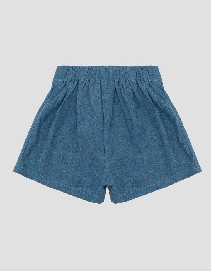 Little M Woven Chembrey With Pita Rok Midi Bayi